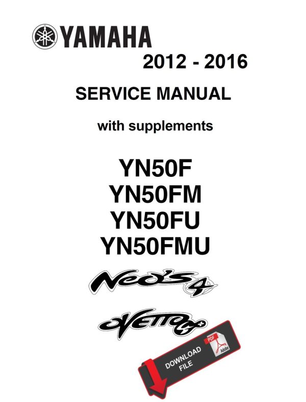 Yamaha 2014 Neo's 4 YN50F Ovetto Neos Service Manual