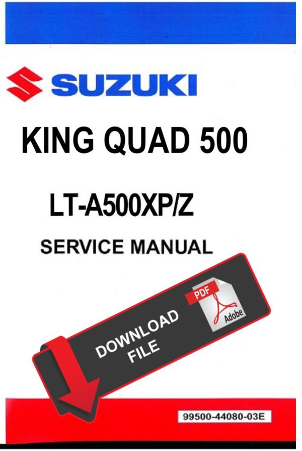 Suzuki 2013 King Quad 500 Service Manual