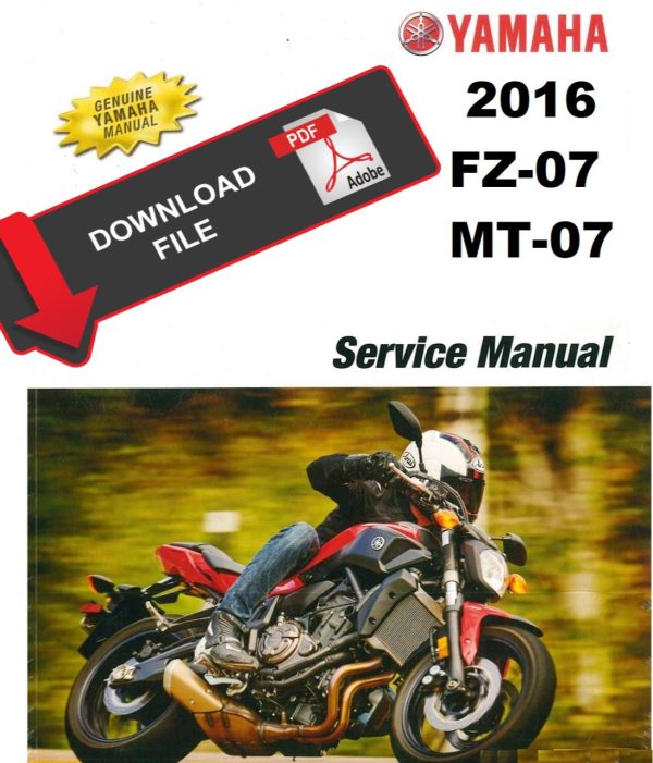 Yamaha 2016 MT-07 Service Manual