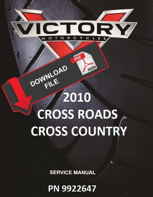 Victory 2010 Cross Country Service Manual