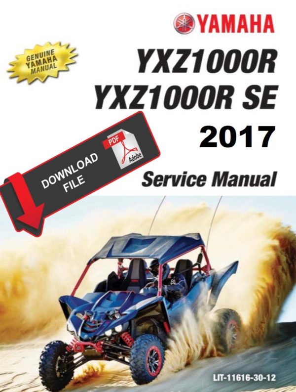 Yamaha 2017 YXZ1000R SE Service Manual