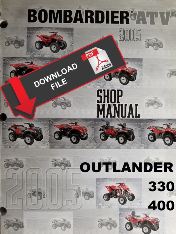 Bombardier 2005 Outlander XT Service Manual