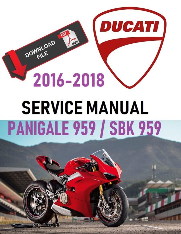 Ducati 2018 Panigale 959 Service Manual