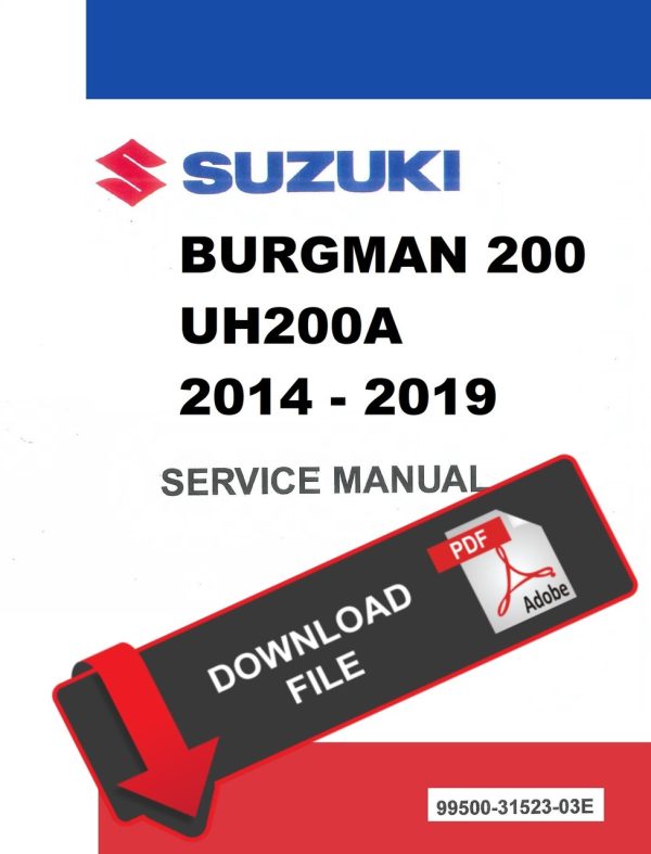 Suzuki 2018 Burgman 200 UH200A Service Manual