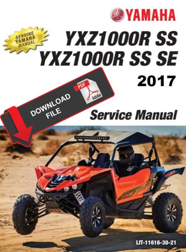 Yamaha 2017 YXZ1000R SS SE Service Manual