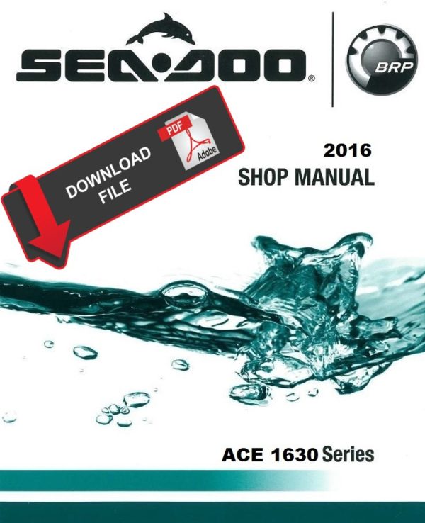 Sea-Doo 2016 RXP-X 300 RS Service Manual