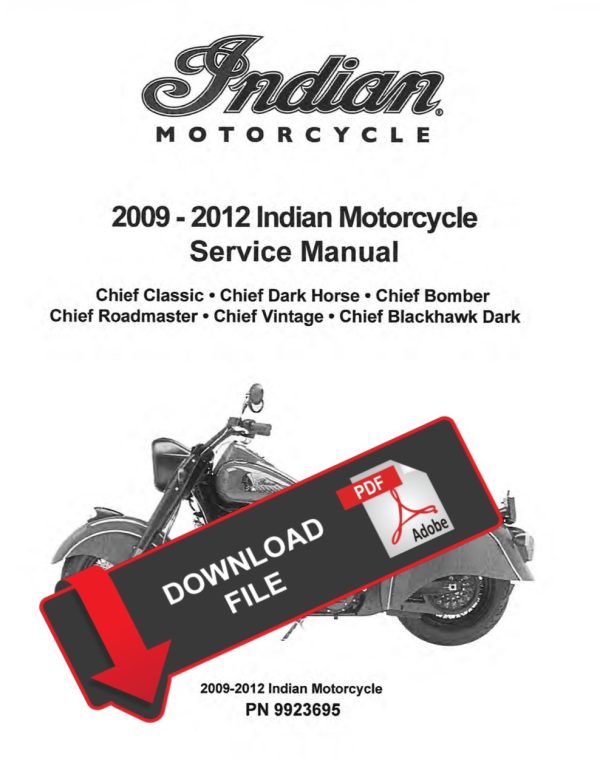 Indian 2009 Chief Service Manual