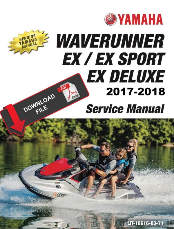 Yamaha 2017 Waverunner EX Sport Service Manual