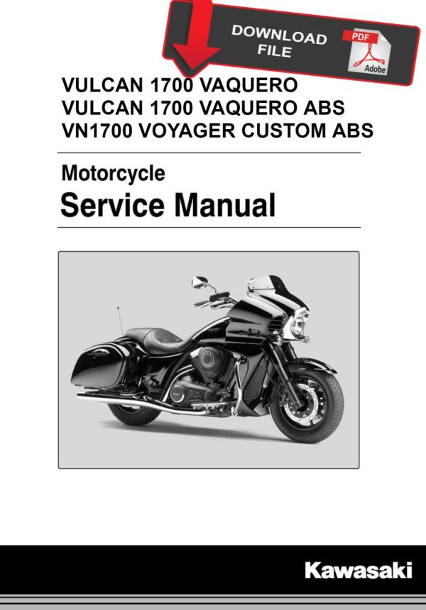 Kawasaki 2017 Vulcan 1700 Vaquero ABS Service Manual