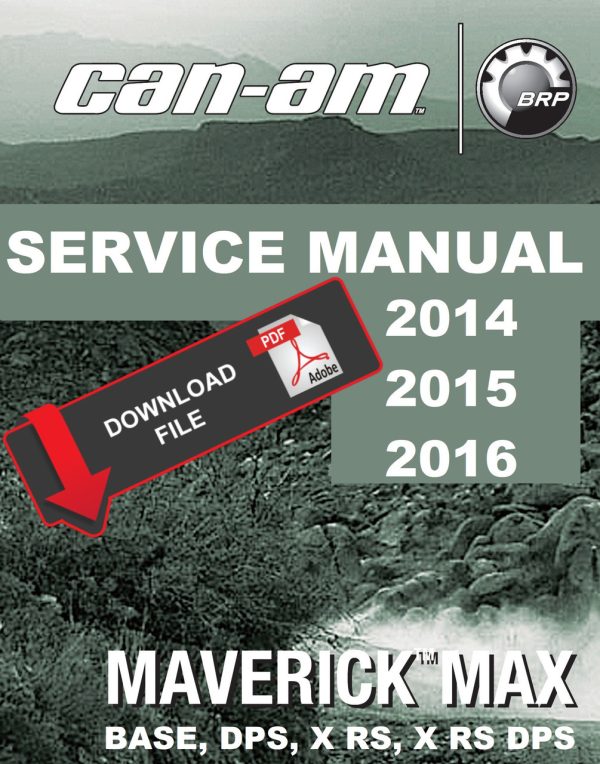 Can-Am 2015 Maverick Max X rs DPS Service Manual