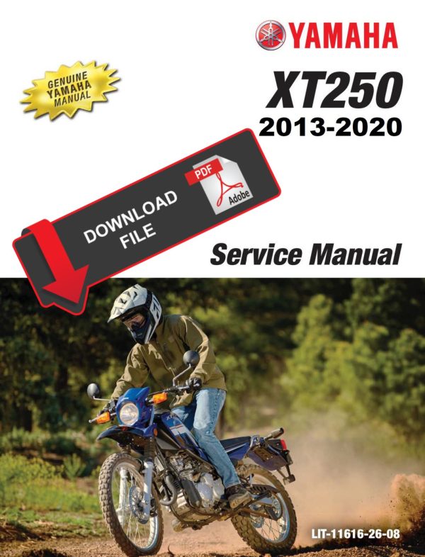 Yamaha 2017 XT250 Service Manual