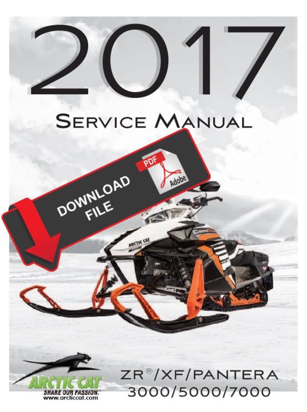 Arctic Cat 2017 ZR 3000 LXR Service Manual