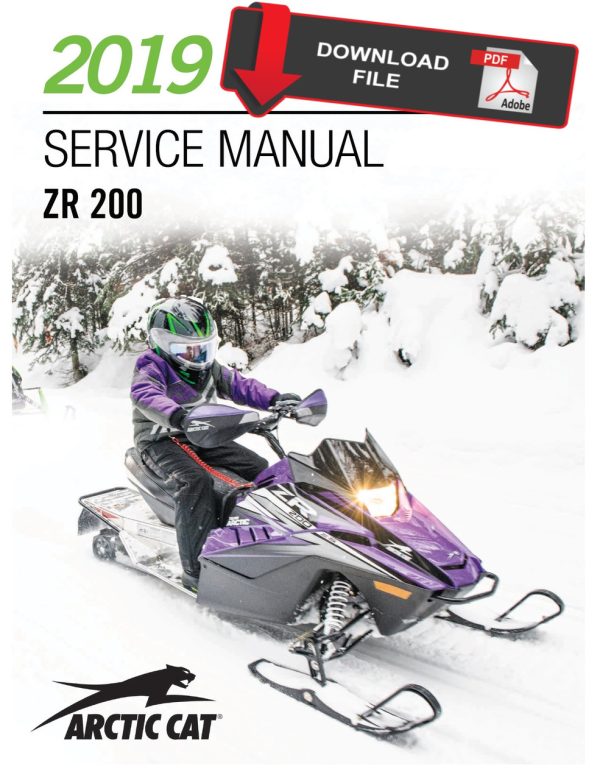 Arctic Cat 2019 ZR 200 Service Manual