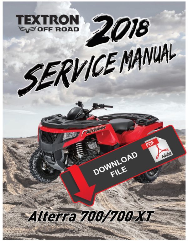 Textron Arctic Cat 2018 Alterra 700 4x4 Service Manual