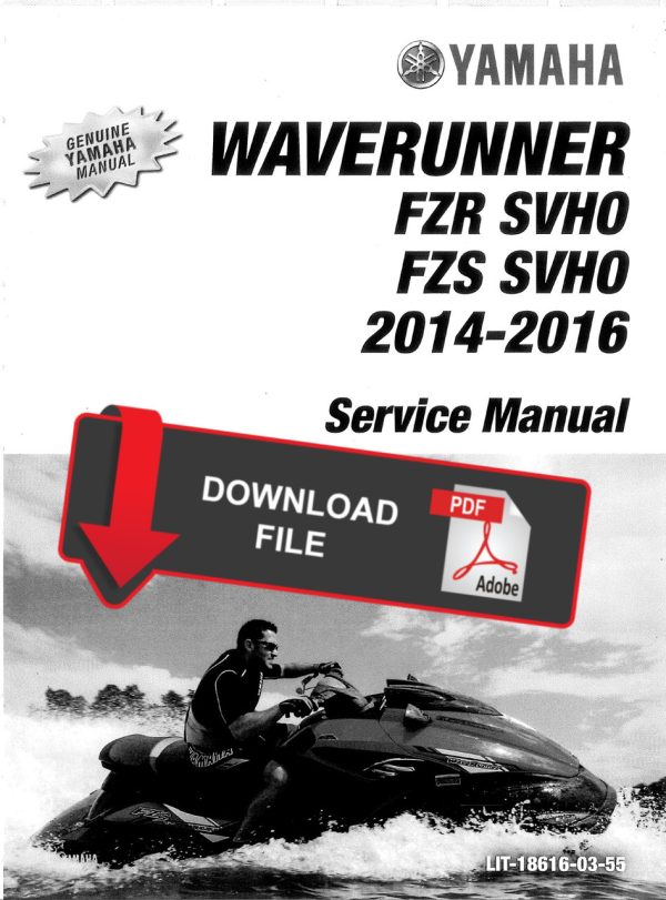 Yamaha 2014 Waverunner FZS SVHO Service Manual