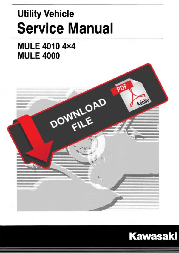 Kawasaki 2011 Mule 4010 4x4 Service Manual