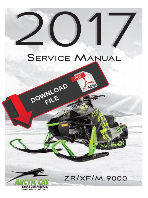 Arctic Cat 2017 ZR 9000 Sno Pro 137 Service Manual