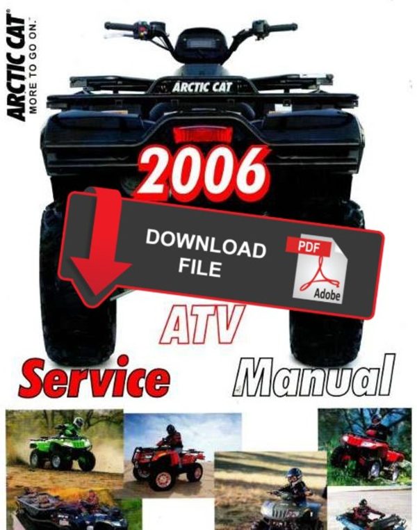 Arctic Cat 2006 ATV 400 4x4 Automatic TBX Service Manual