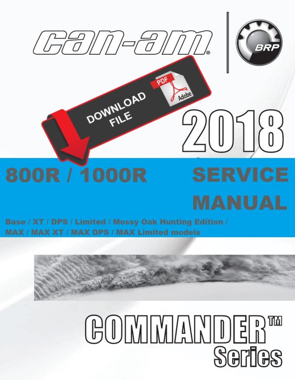 Can-Am 2018 Commander XT 1000R Service Manual