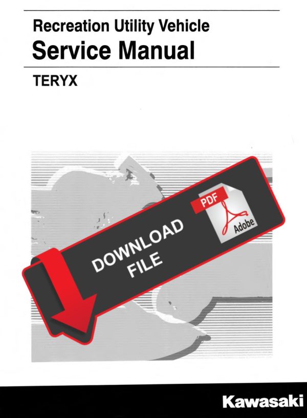 Kawasaki 2018 Teryx Camo Service Manual