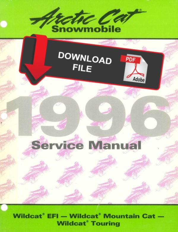 Arctic Cat 1996 Wildcat Touring Service Manual