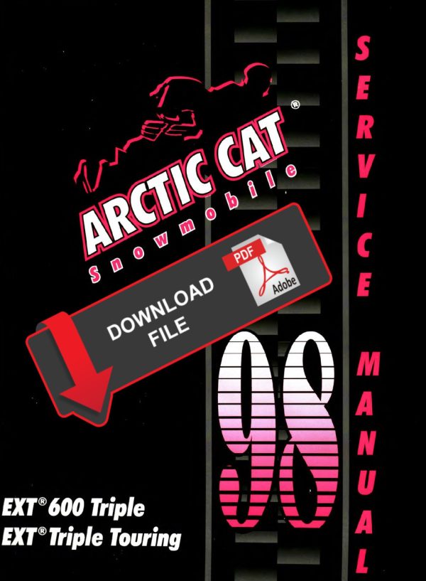 Arctic Cat 1998 EXT Triple Touring Service Manual