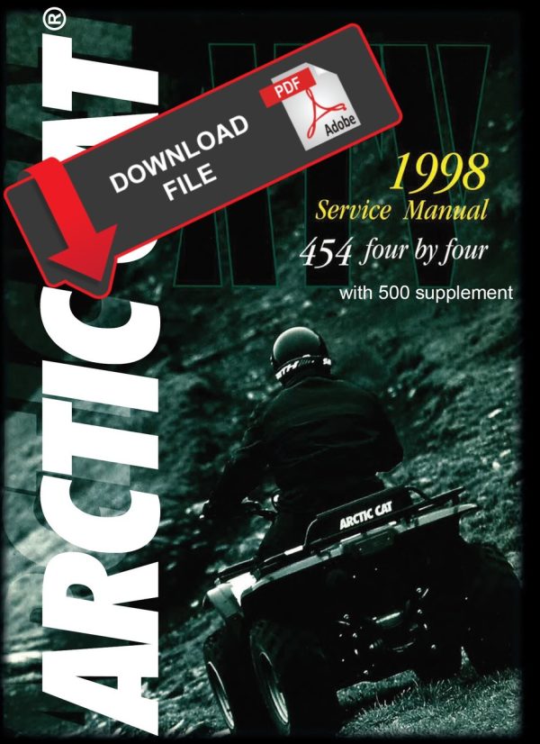 Arctic Cat 1998 ATV 500 4x4 Service Manual