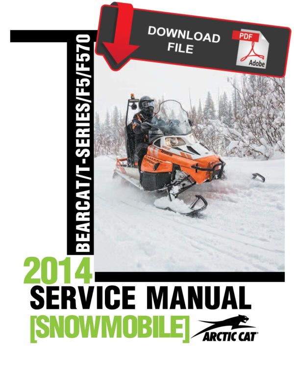 Arctic Cat 2014 T Z1 LXR Snowmobiles Service Manual