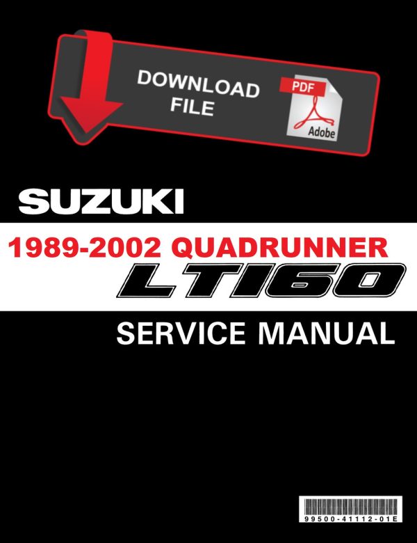 Suzuki 2001 QuadRunner LT-F 160 Service Manual