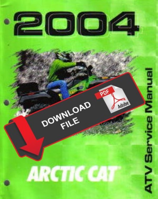 Arctic Cat 2004 ATV 400 4x4 Automatic ACT Service Manual