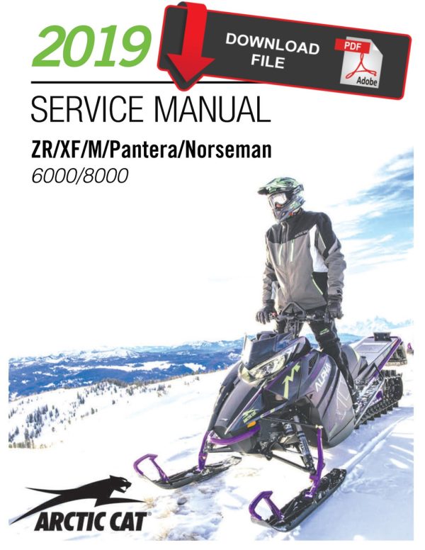 Arctic Cat 2019 ZR 8000 LTD ES IACT Service Manual