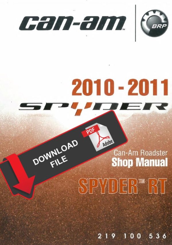 Can-Am 2011 Spyder RTS Service Manual