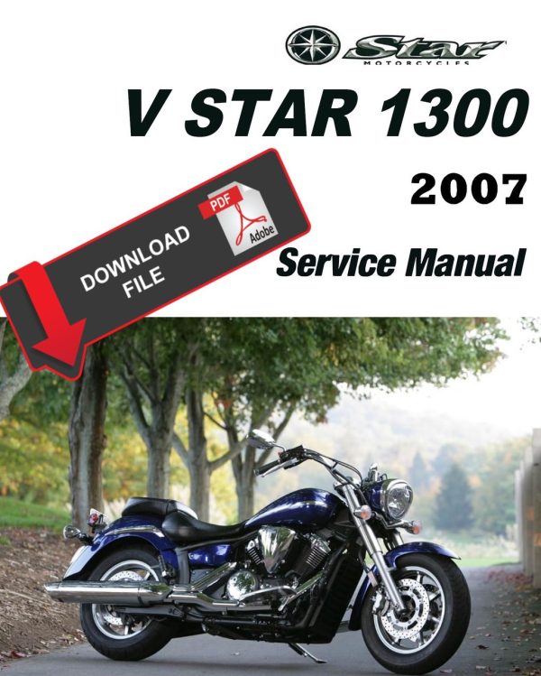 Yamaha 2007 V-Star 1300 Tourer Service Manual