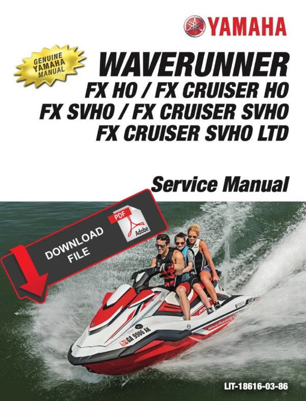 Yamaha 2019 Waverunner FX HO Service Manual