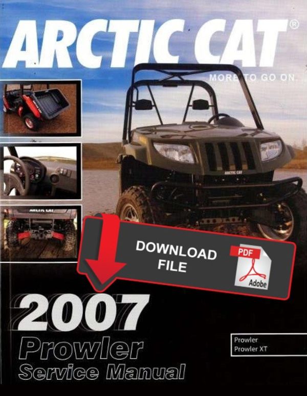 Arctic Cat 2007 Prowler XT Service Manual