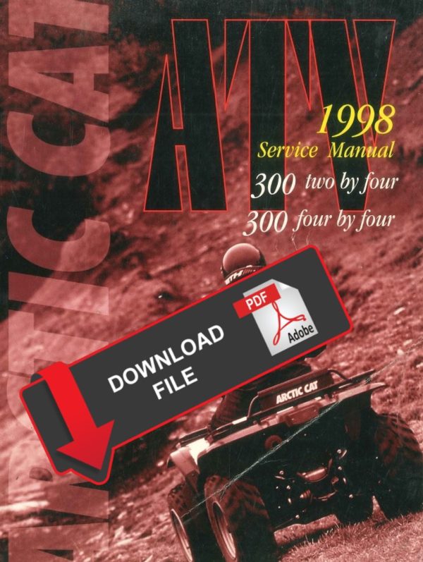 Arctic Cat 1998 ATV 300 4x4 Service Manual