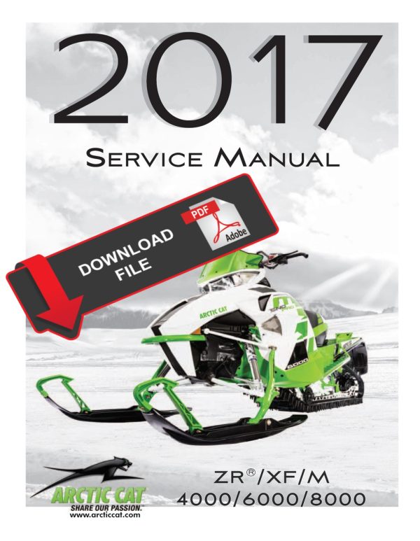 Arctic Cat 2017 M 8000 Mountain Cat ES Service Manual