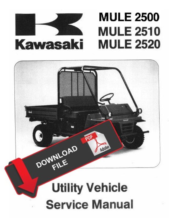 Kawasaki 1995 Mule 2500 Service Manual