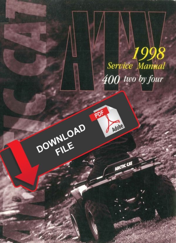 Arctic Cat 1998 ATV 400 2x4 Service Manual