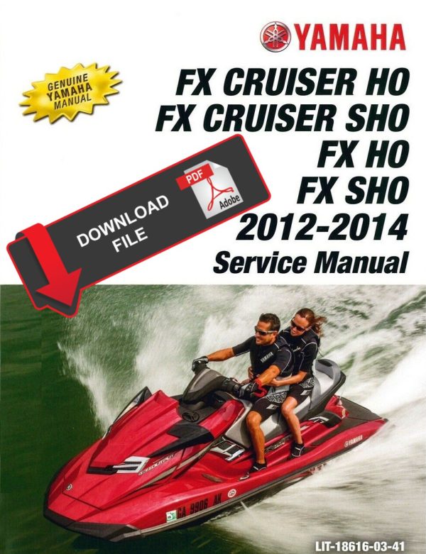 Yamaha 2014 Waverunner FX SHO Service Manual