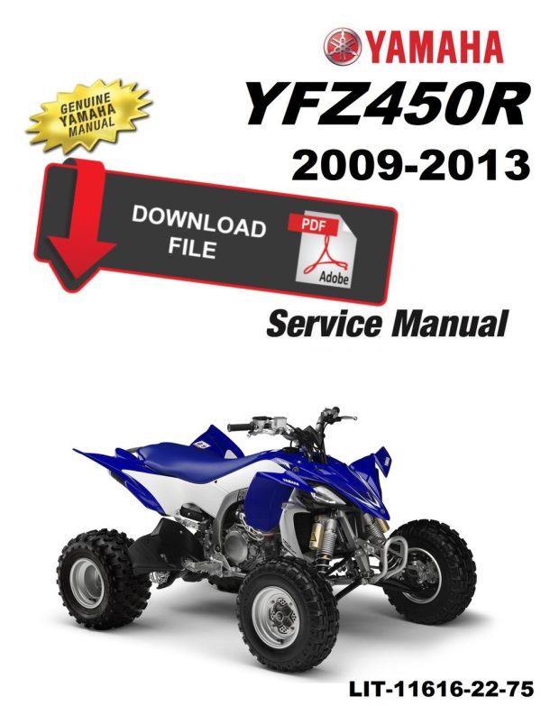 Yamaha 2012 YFZ450R Service Manual