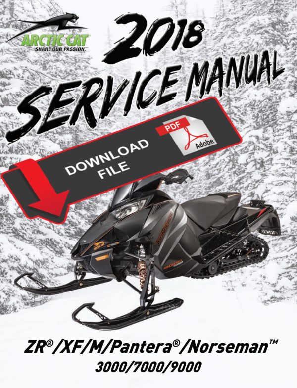 Arctic Cat 2018 XF 9000 Cross Country LTD Service Manual