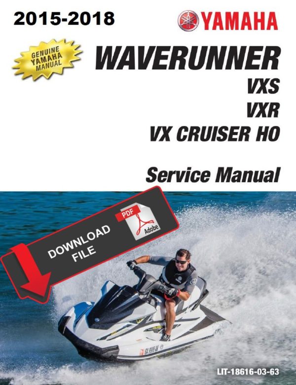 Yamaha 2018 Waverunner VX Cruiser HO Service Manual