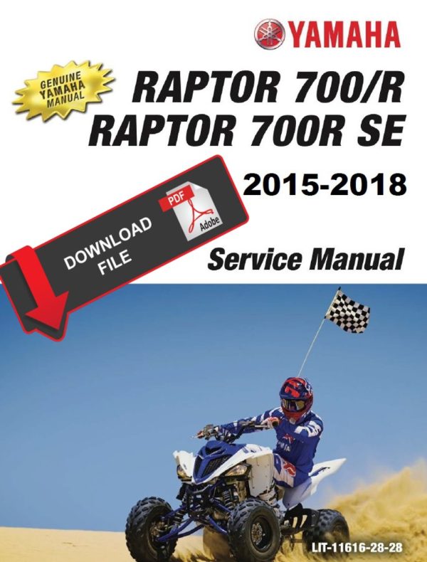 Yamaha 2015 Raptor 700 Service Manual