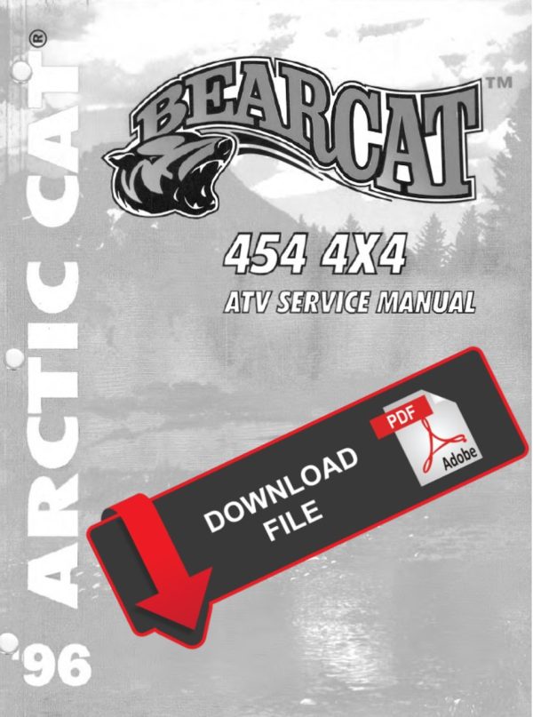 Arctic Cat 1996 Bearcat 454 4x4 Service Manual