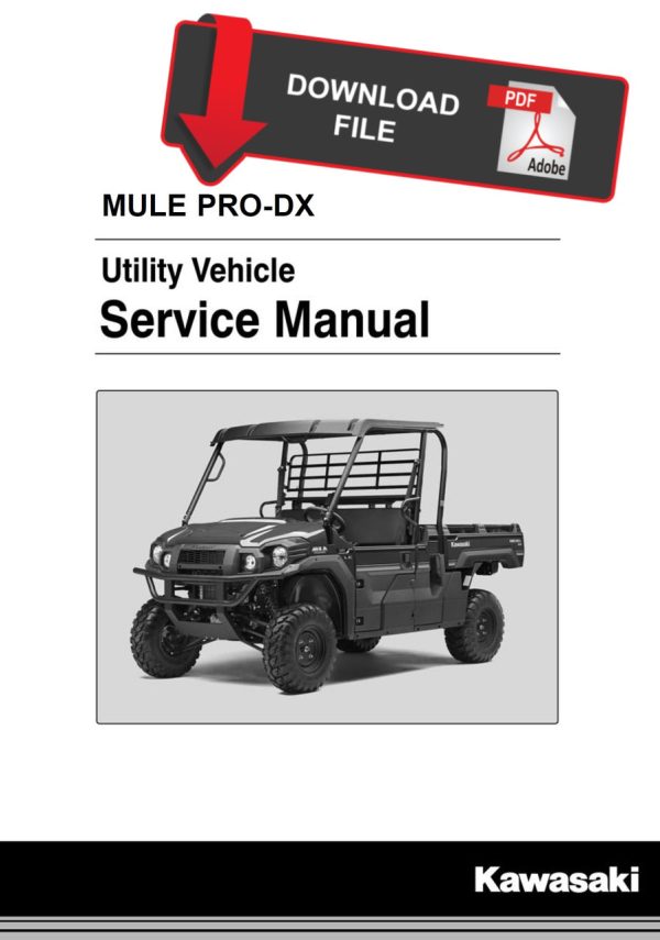 Kawasaki 2017 Mule Pro-DX Service Manual