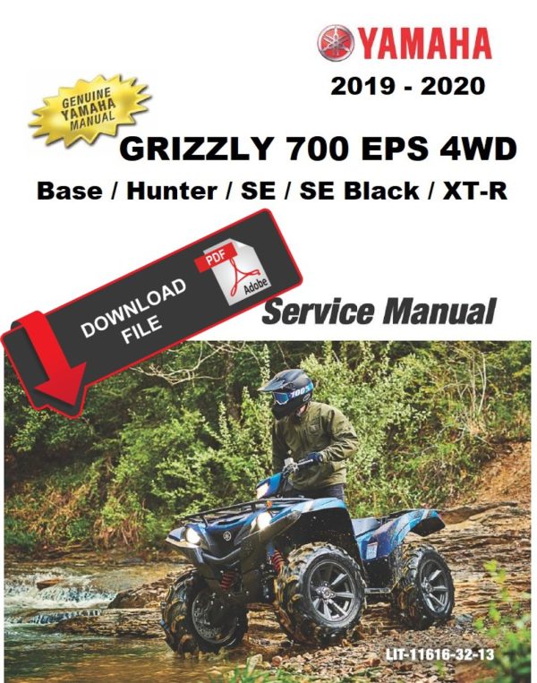 Yamaha 2020 Grizzly 700 EPS SE Service Manual