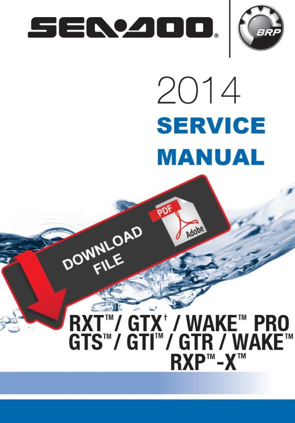 Sea-Doo 2014 RXT-X aS 260 Service Manual