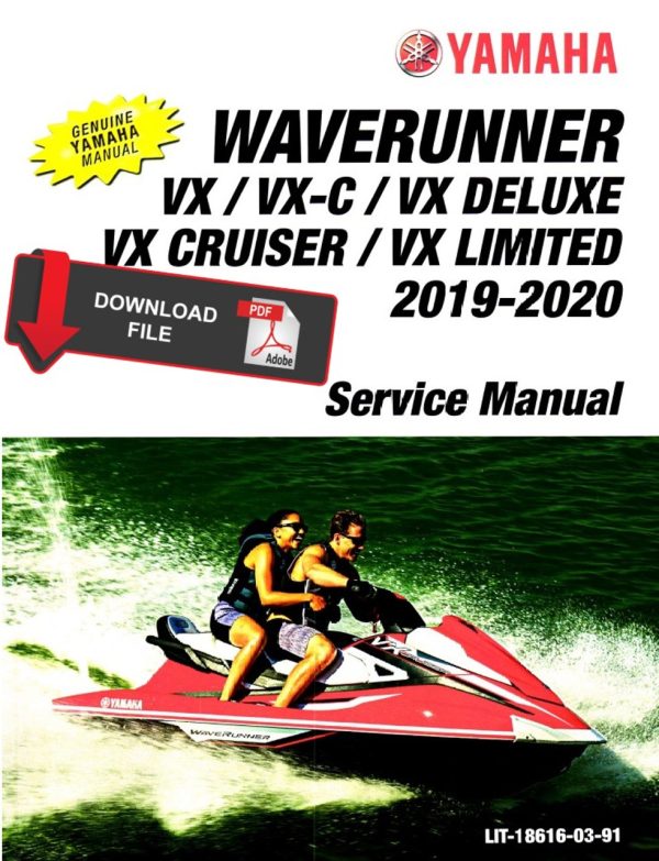 Yamaha 2020 Waverunner VX-C Service Manual