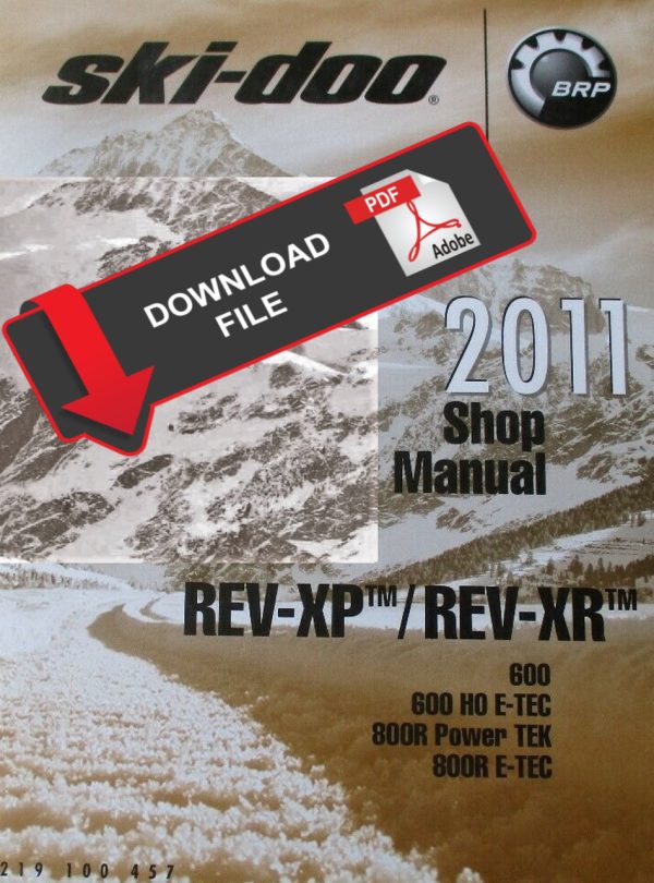 Ski-Doo 2011 Summit Everest 154 800R Power TEK Service Manual